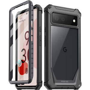 For Google Pixel 7 6 Pro Case Shockproof Full Body Cover with Screen Protector