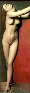 DOMINIQUE INGRES ANGELIQUE  NEOCLASSICISM GICLEE  PRINT FINE CANVAS - Picture 1 of 4