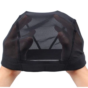 Cappellino Parrucca in Rete per Fare Parrucche, Berretto a Cupola in Rete Nera, Rete per Capelli M, Cappellino a Cupola in Spandex - Foto 1 di 12