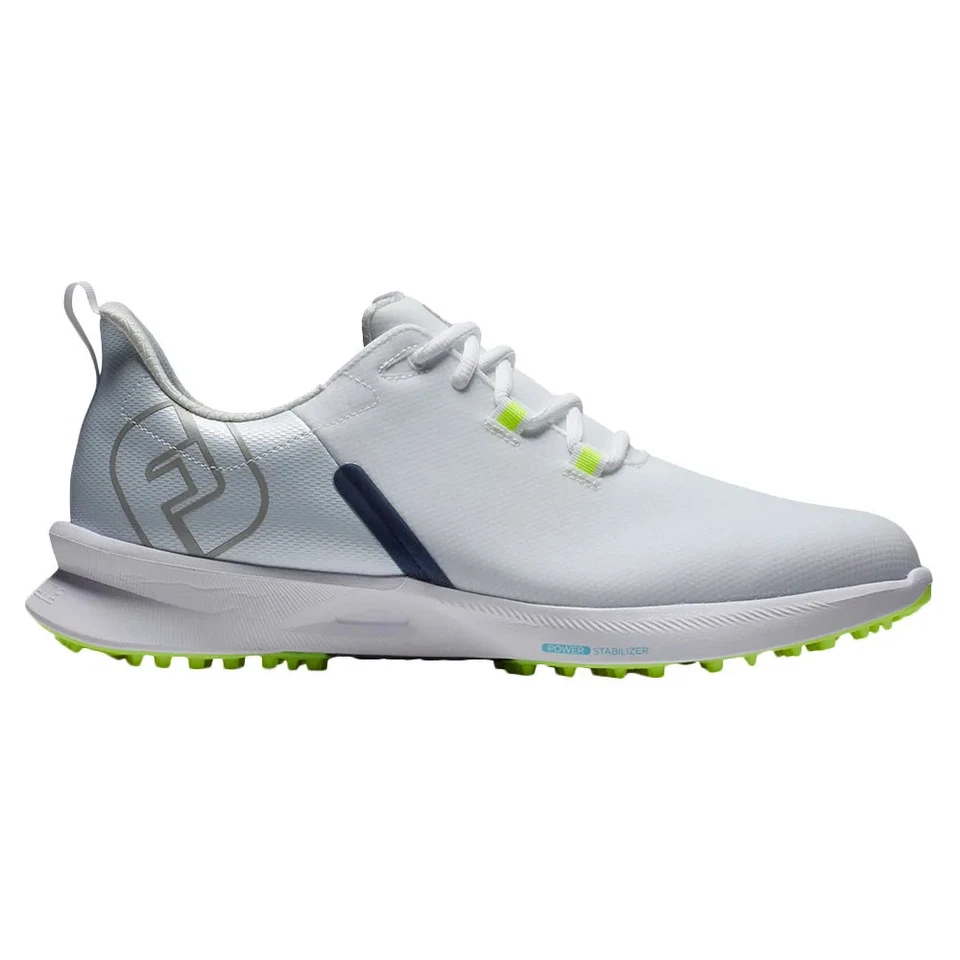 FootJoy FJ Men's Fuel Sport Golf Shoes Size 10M 55453 White/Navy/Lime