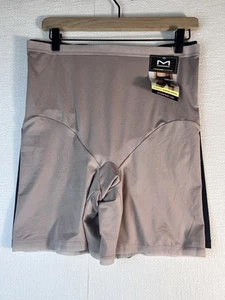 Nuevo con etiquetas Maidenform talla 2XL Ropa Modeladora 2 paquete Shaping Shorty Medio Muslo Negro Desnudo Firme - Imagen 1 de 6