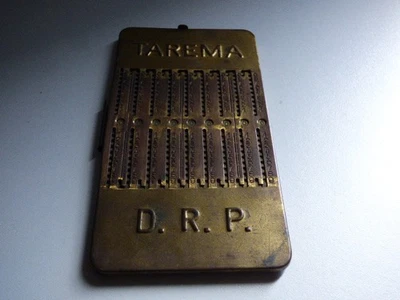 Tarema D.R.P. Rechner - Messing - Bild 1 von 4