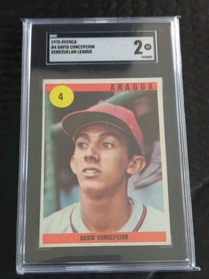 1970 Ovenca Venezuelan League Dave Concepcion SGC 2  Reds - Image 1 of 2