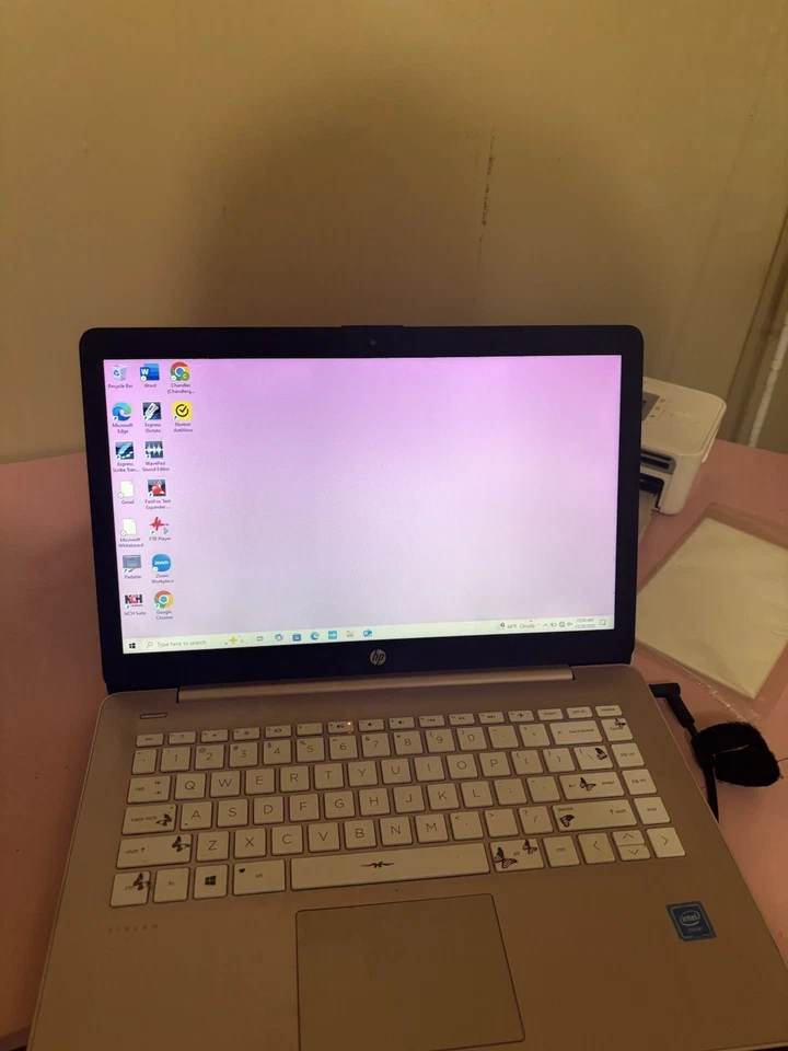 Notebook HP 14-DF0016DS 14 polegadas, Intel, 64GB, Office 365, Rosa - Imagem 1 de 2