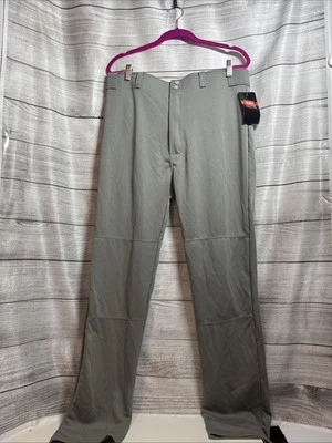 Rawlings Men’s Large Pro 150 Baseball Pants Semi Relaxed Fit Gray Athleisure NWT - Image 1 of 3