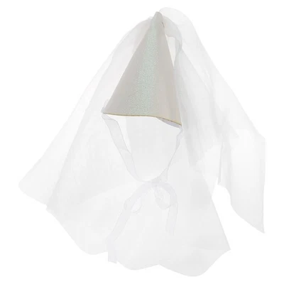  Accesorios de Cumpleaños para Niñas Niños Fiesta Prendas para la Cabeza Cono Sombrero Tul Foto 1 de 4