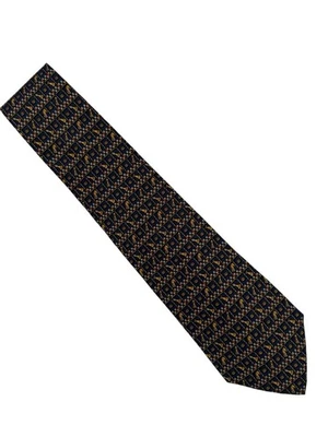 Corbata Salvatore Ferragamo Vintage Italiana 100% SEDA Para Hombre 57.5X3.5" Foto 1 de 4