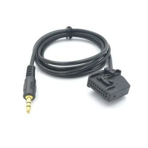 Cable auxiliaire aux adaptateur mp3 pour autoradio Mercedes Classe CLK (W208) - Foto 1 di 3