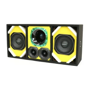 DEEJAY LED TBH6YELLOW DEEJAYLED 2 6" Despacito Horn 2 TW Brazi - Picture 1 of 1