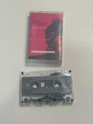 Rod Stewart - Downtown Train 1989 (Audio Cassette) Warner Bros. 26158-4 - Image 1 of 3