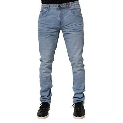 Pantalones de mezclilla BLEND azul claro Twister cintura baja calce ajustado para hombre s. W33 PVP 250usd Foto 1 de 4