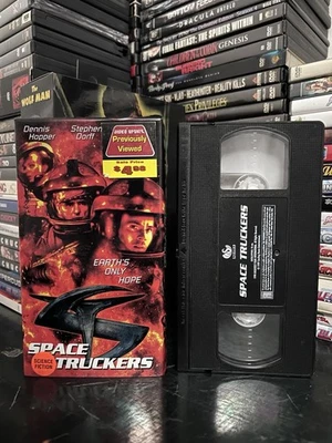 Space Truckers VHS Tape Lions Gate Film B Movie Sci-Fi Flashy Slipcover HTF OOP - Image 1 of 4