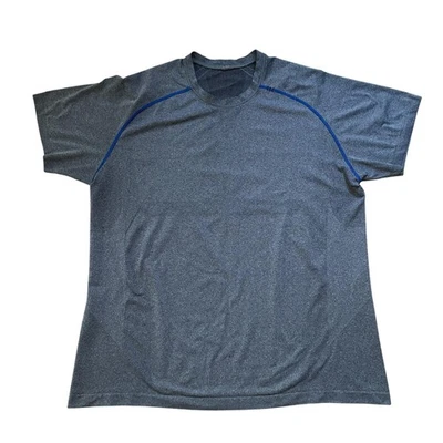 Camisa Lululemon Para Hombres 2XL Gris Azul Metal Vent Tech Manga Corta Entrenamiento Atlético Foto 1 de 4