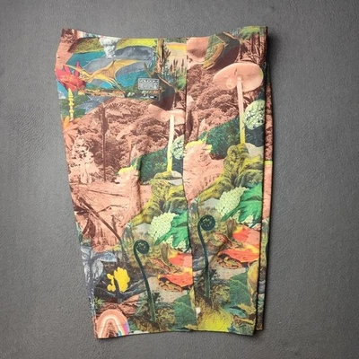 Volcom Surf & Turf Hybrid Shorts Mens 38 Stretch Boardwalk Dinosaurs Swim Board - Image 1 of 4