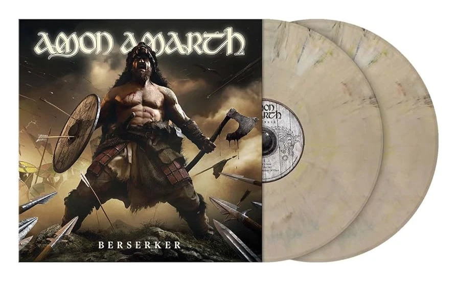 AMON AMARTH - Berserker Gatefold DLP beige marbled Vinyl NEUWARE - Bild 1 von 1