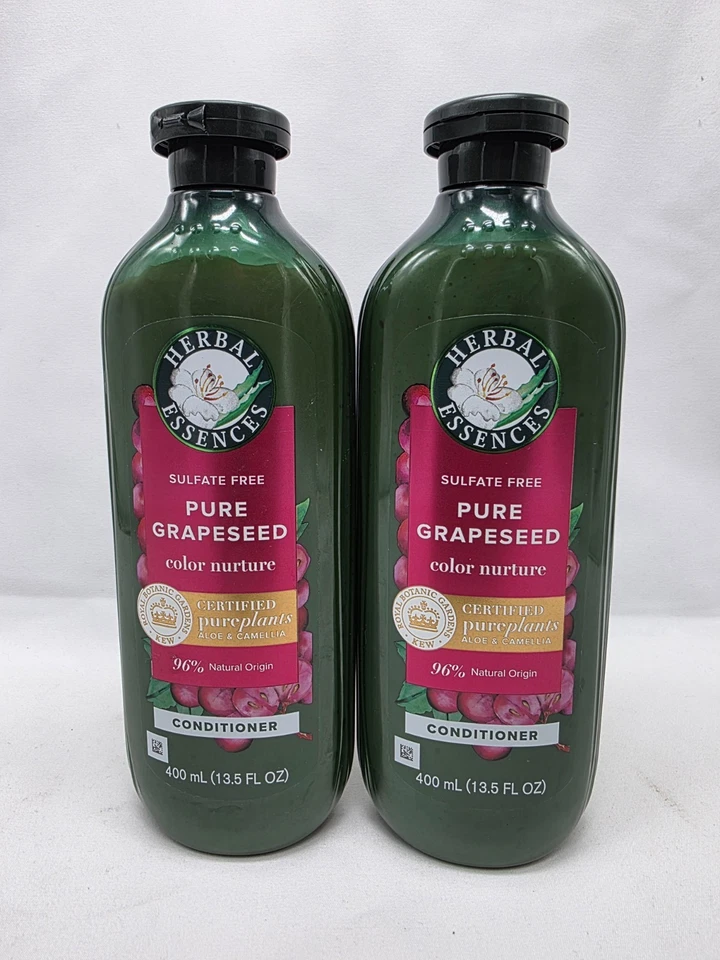 Herbal Essences Pure Grapeseed Conditioner Sultafe Free 13.5 Oz Each Lot Of 2 - Image 1 of 1