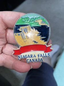 Niagara Falls Canada  Fridge Magnet Glittery Nice - Picture 1 of 3