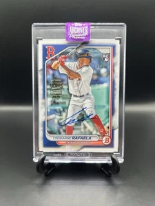 2025 Topps Archives Signature Series Ceddanne Rafaela 2024 Bowman RC AUTO /30 - Picture 1 of 2