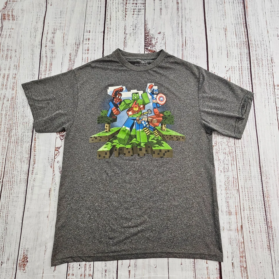 Camiseta Marvel Lego Super Heroes Gris Manga Corta Poliéster Juvenil XL Foto 1 de 4