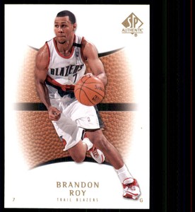 2007-08 SP Authentic Brandon Roy Portland Trail Blazers #1