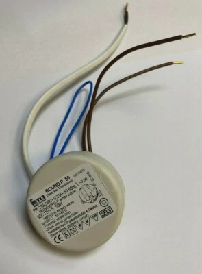 TCI Electronic Transformer Rund.P 50   230-240V Sec.12V  5-50W Dimmbar -TCI- - Bild 1 von 4