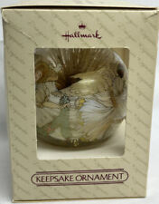 Hallmark Keepsake Glass Ornament ANGELS 1983 New