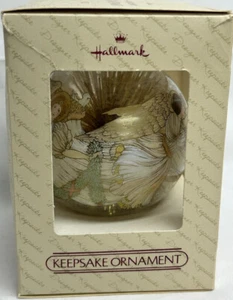 Hallmark Keepsake Glass Ornament ANGELS 1983 New - Picture 1 of 4