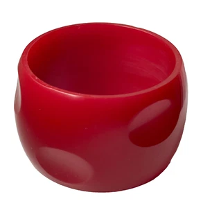 roter breiter Bakelite Lucite Galalith Armreif Vintage Bangle Bracelet _Nr. 255 - Picture 1 of 6