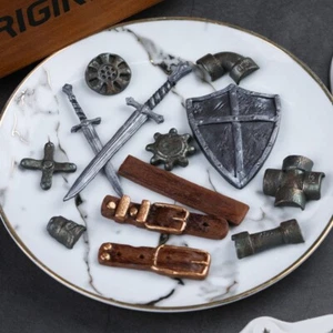 Retro Style Silicone Mould Sword,Shiled Fondant Mold DIY Sugarcraft Cake Decor - Picture 1 of 10