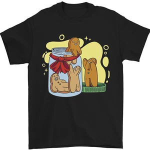 Camiseta Hombre Pan de Jengibre Escape Comida Divertida para Hombre 100% Algodón - Imagen 1 de 12