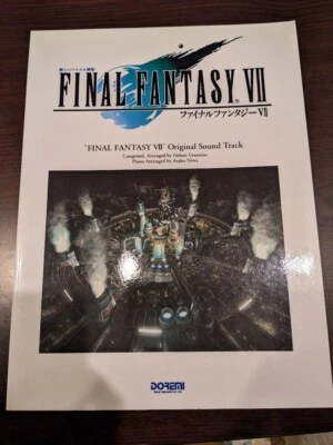 Final Fantasy VII 7 Original Sound Piano Sheet Music Book musical score Japan - Image 1 of 3