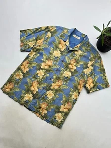 Tommy Bahama Vintage Silk Shirt Short Sleeve Men’s Size S - Picture 1 of 9