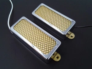 True Custom Shop® GOLD FOIL Mini Humbucker Neck Bridge Pickups Gibson Firebird - Picture 1 of 3