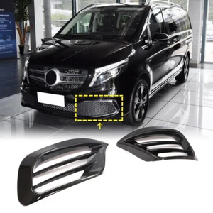 Lámpara antiniebla de fibra de carbono seca cubierta de ventilación de aire para Mercedes Benz Clase V W447 V250 20+ - Imagen 1 de 12