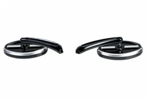 Espejo moto Outback CNC negro par universal para conversiones personalizadas - Imagen 1 de 2