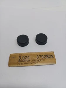 (2) OEM GM NOS 3792828 Chevrolet Buick Oldsmobile Pontiac Hood Bumpers TWO PCS. - Picture 1 of 3