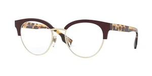 Burberry Eyeglasses BE2316 3869 51mm Bordeaux Pale Gold / Demo Lens - Picture 1 of 1