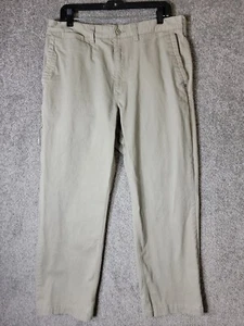 Duluth Trading Flex Ballroom Khakis Mens 36x30 Flat Front Mid Rise Chino Pants - Picture 1 of 18
