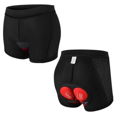 Pantalones Cortos de Ciclismo 5D Gel Pad Hombres Ropa Interior de Descenso MTB Bicicleta de Montaña Pantalones Cortos Foto 1 de 4