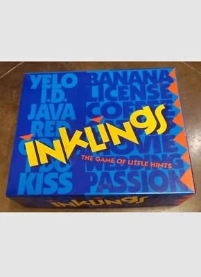 Mattel Inklings Board Game Of Little Hints 1993 Edition VTG 18+ Adult Fun Party  - Image 1 of 4