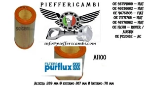 FILTRO ARIA MOTORE FIAT DOBLO 119 223 1.6 16V 1.9 D JTD AFT048 - Imagen 1 de 6
