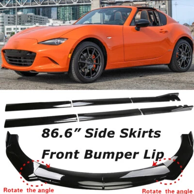 For Ford Fusion SE Front Bumper Lip Chin Spoiler Body Kit Splitter Side Skirt - Image 1 of 4