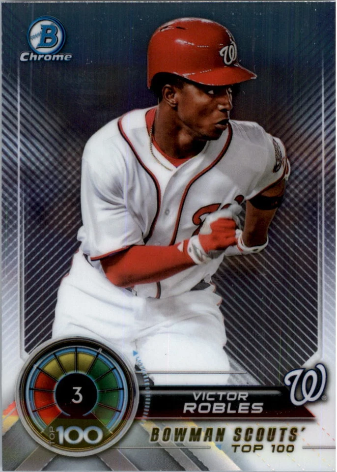 2018 Bowman Chrome Scouts Top 100 Baseball Card Pick - Image 1 of 1