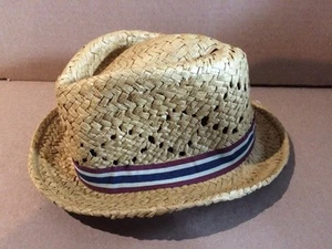 Natural Straw 100% Paper Hat Men's Size M/L New - Picture 1 of 8