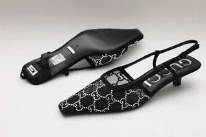 Gucci Tom Embellished Crystal GG Slingback Pumps  EU 37 - US 7 - Picture 1 of 16