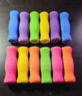 Long Foam Pencil Grips for Kids Adults Colorful Cushioned Holders Reusable 12 pc