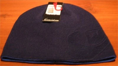 Hombre QUIKSILVER REVERSIBLE Gorro Toque Invierno Sombrero Esquí Snowboard Azul Marino Foto 1 de 4