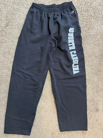 North Carolina Tar Heels Men's XL Navy Sweatpants Joggers NCAA Champion Cover