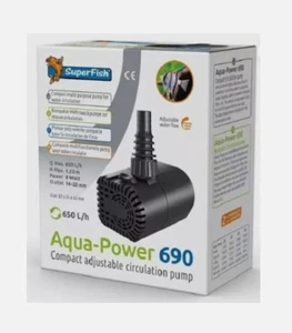 SuperFish Aqua-Power 690 Aquarium Pump Circulation LPH Powerhead Fish Tank #L - Picture 1 of 1