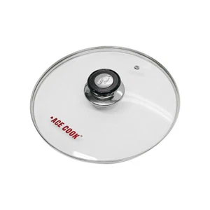 9.5"(24cm) Glass Pot Lid Replacement Cookware Tempered Glass Fry Pan Skillet Lid - Picture 1 of 4